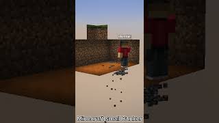 Minecraft small Bunker minecraft minecraftshorts minecrafttutorial minecraftbuilding [upl. by Esor]