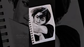 My first Woodz portrait 🤍 kpopfanart art sketchbook graphite portrait woodz [upl. by Butcher]