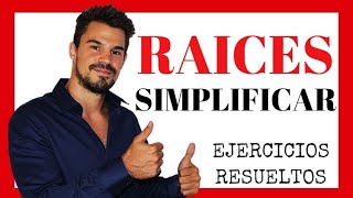 SIMPLIFICAR RADICALES😲 SER un GENIO SIN ESTUDIAR 👌 en 4 MINUTOS 💪 PROFESOR OAK [upl. by Ecreip]