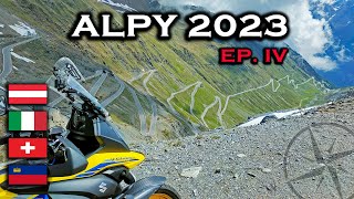 Wyprawa motocyklowa Alpy 2023 Ep 4  Szwajcaria Liechtenstein i Passo dello Stelvio [upl. by Anelrihs]