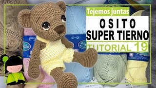 OSITO AMIGURUMI 🐻 19 🐻 REGALO TEJIDO PARA BEBE [upl. by Anahahs438]