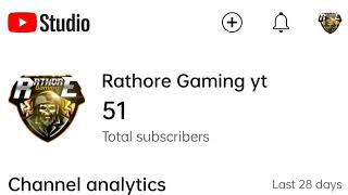 Rathore Gaming yt Live Stream [upl. by Onaireves222]