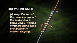 How to Tie a UniToUni Knot [upl. by Moore]