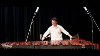 Suite No 1 in E Minor  Gigue  JS Bach  Marimba [upl. by Kimball876]