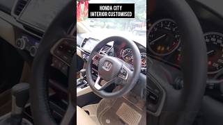 HONDA CITY INTERIOR CUSTOMISED  CARPLUS CAR ACCESSORIES [upl. by Akinom112]