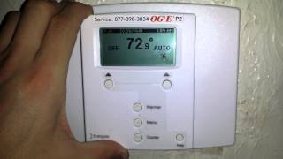 6 OGE OGampE energate SmartTemp Thermostat Smart hours Smarthours Breaking my HVAC [upl. by Hufnagel668]