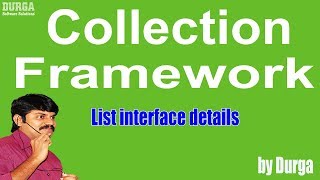 Collection Framework  List interface details [upl. by Stearn]