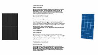 Monocrystalline vs Polycrystalline Solar Panel [upl. by Ot]