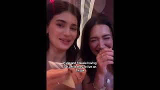 Kylie Jenner and Stassie baby on livekyliejenner stassiebaby friendship viralshort [upl. by Bruckner851]