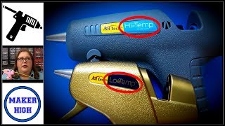 High or Low Temp Glue Guns 40w vs 60w  Melting points wattage amp uses [upl. by Pelagi]