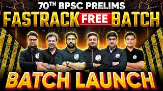 70th BPSC Pre Revision FREE Batch Launch 🤩  FREE Revision Batch For 70th BPSC 🔥  BPSC Wallah [upl. by Chaudoin]