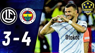 Lugano 3  4 Fenerbahçe MAÇ ÖZETİ  Şampiyonlar Ligi 2 Eleme Turu [upl. by Yard]