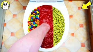 Toilet VS Mentos and Sodas Fanta Coke Fruko Sprite Explosions in the Toilet [upl. by Devonne]