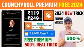 📥 Crunchyroll Premium Free  Crunchyroll Premium Mod Apk  How To Get Free Crunchyroll Premium [upl. by Lizbeth]