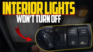 Interior Lights Won’t Turn Off  Commom Causes amp How to Fix [upl. by Onileva]