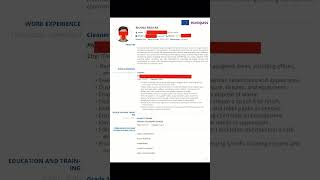 How to create a europass cv  europasscv subscribe cv [upl. by Awe]