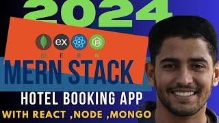 MERN Stack  Hotel Booking App with React Node Mongo 2024 [upl. by Alema]