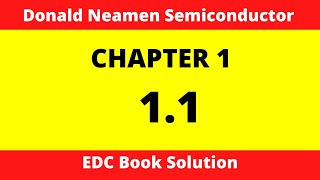 11 EDC Question solution Neamen Book [upl. by Katti]