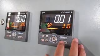 Setting controller UT35A yokogawa blow off bpv [upl. by Latreece]