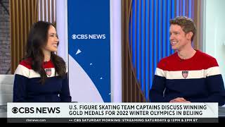 Madison Chock and Evan Bates  CBS News [upl. by Devondra851]