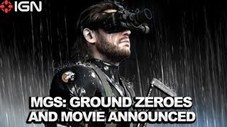 IGN News  Metal Gear Solid Ground Zeroes and Movie Announced [upl. by Alleon]