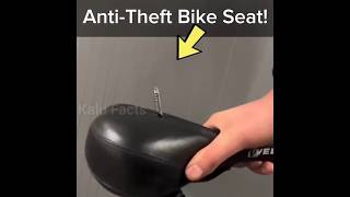 Anti Theft Bike Seat🔥🥱  Amazing Facts short trending [upl. by Kin979]