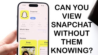 Can You View Snapchat Stories Without Them Knowing 2024 [upl. by Inverson334]