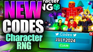 Character RNG CODES  ROBLOX 2024 [upl. by Ver]