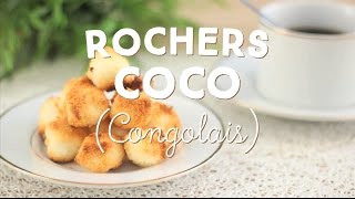 Rochers coco ou congolais facile  CuisineAZ [upl. by Nappie]