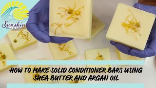 How To Make A Solid Conditioner With Butters And Oils Decadent DIY Conditioner Bar  Tutorial [upl. by Imhskal]