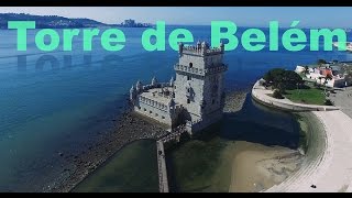 Torre de Belem Drone hyperlapse [upl. by Quill]