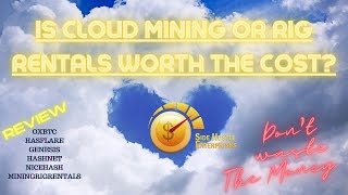 Cloud Mining Rig Rentals Is it worth the [upl. by Hepsoj]