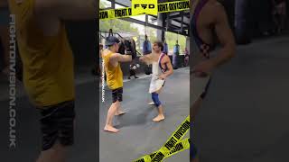 😂🍕 Muay Cook the Chief bringing the heat to training 😂🍕 comedy thaiboxing mma ufc funny [upl. by Onida]