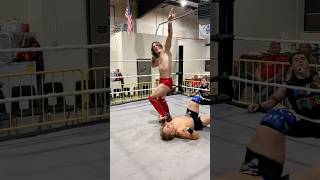 Nice back and forth from Elijah Eros and Nate Kobain indywrestling prowrestling [upl. by Valentina268]