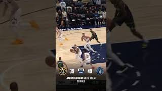 NBA Nuggets vs Timberwolves game highlights shorts [upl. by Seerdi]