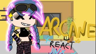 Arcane react Jinx parte 1￼✨💜🩵💙 [upl. by Jude]