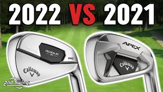 Callaway Rogue ST Pro vs Callaway Apex 21  Callaway Irons Comparison [upl. by Pontias]