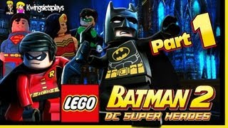 LEGO Batman 2 DC Super Heroes Walkthrough  Part 4  Chemical Signature Wii U Xbox 360 PS3 [upl. by Dode906]