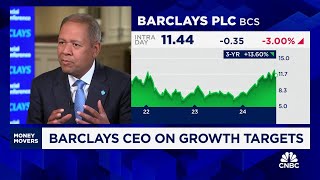 Barclays CEO on growth targets We expect investors to continue to appreciate what were doing [upl. by Fesuy]