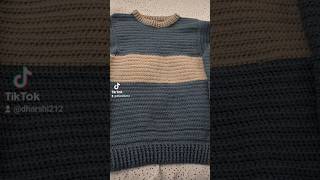 Crochet mens sweater crochet crochetpattern [upl. by Farica]