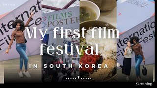 Experience jeonju film festival traveling by traineatingstreet gameshopping [upl. by Lazaro]