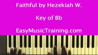 Faithful  Hezekiah Walker  EasyMusicTrainingcom [upl. by Dolph442]