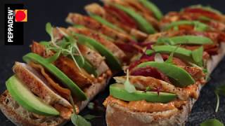 Chicken Avocado amp Bacon Club Sandwich Video [upl. by Ileek]