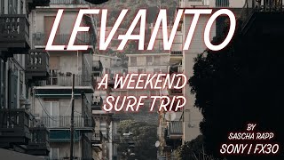 Levanto  A Weekend Surf Trip To Italy  Sony FX30 [upl. by Duffie972]