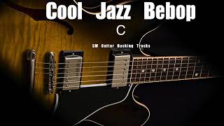 Jazz Bebop Backing Track in C With Chords And Full Track [upl. by Yorgerg]