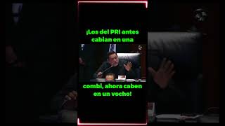 🚨¡LOS DEL PRI ANTES CABIAN EN UNA COMBI AHORA CABEN EN UN VOCHO🚨 noticias [upl. by Andros281]