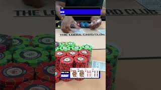 He Flopped Trips butFlush potlimitomaha cards poker gaming gameplay shorts vlog [upl. by Mimajneb987]