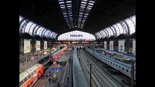 Hamburger Hauptbahnhof Ambient Umgebungsgeräusche 1080p HD [upl. by Nimsay523]