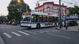 MTA 4203 on the Q58 to Ridgewood Term turning on Forest Av [upl. by Prady]