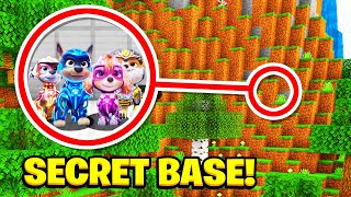 Whats Inside The Paw Patrol SUPER POWERS Secret Base Minecraft [upl. by Areit]